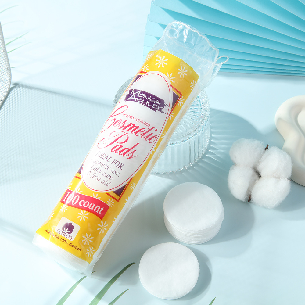 Algodón transfronterizo suave belleza algodón AB doble cara espesar redondo algodón limpiador de maquillaje desechable al por mayor algodón limpiador