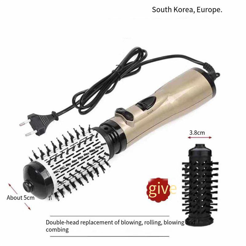 国境を越えたマイナスイオンブロー櫛多機能電動ストレート器自動ヘアアイロン美髪器三合一熱風櫛|undefined