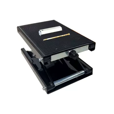 Motorcycle lift platform, electric Avtomobil fırlanan platformaları - black-widened-and-thickened-model-with-handle