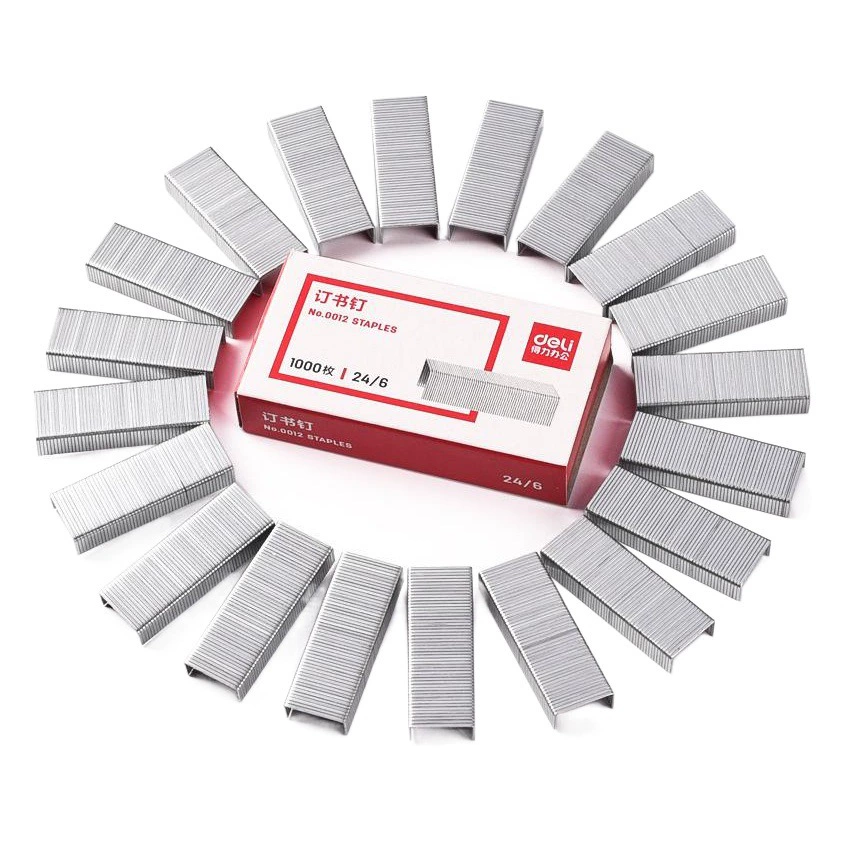 Deli 0012 штапель T Универсальный степлер 24/6 штапель 12 степлер для ногтей