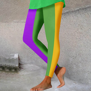 European and American cross-border cross-border new Carnival 3D digital printing yoga pants women's tight leggings custom DIY
