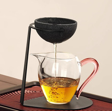 玻璃公道杯茶漏一体茶水分离过滤器茶滤泡茶神器茶叶过滤网