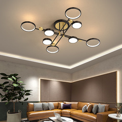 2021 New Nordic Minimalist Living Room Suspension Lamp Creative Bedroom Study LED Light Luxury Art Chandelier