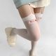 Original Lolita Cartoon Comic Print Sling Stockings Velvet Over-the-Knee Stockings High-Barrel Expression Cute Stockings