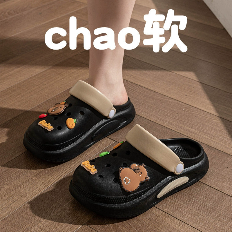 2025 весна и лето новые сандалии толстые и увеличенные днища