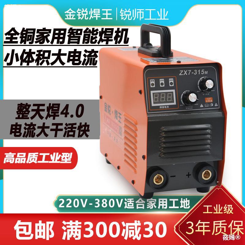 Electric welding machine 315 Dual Voltage 220 380 small-scale household Pure copper manual Welding machine Industrial grade 4.0 Electrode