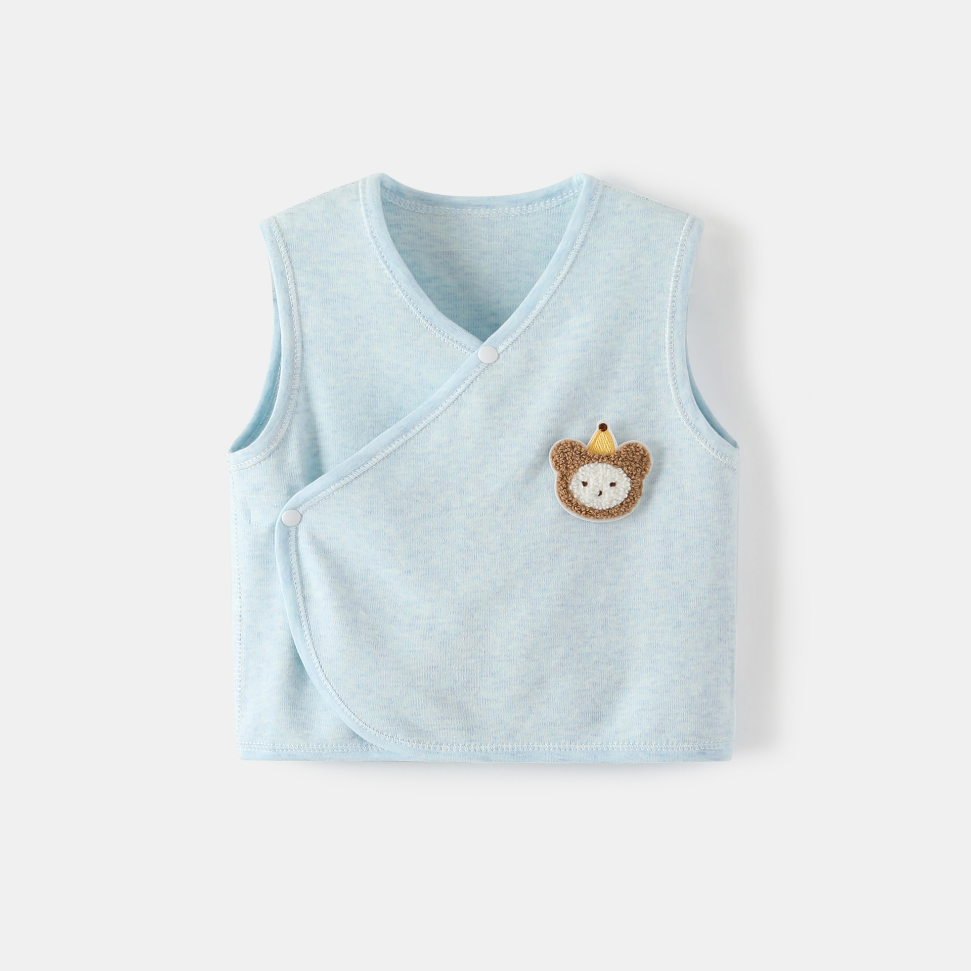 Baby Vest Children's Spring and Autumn Infant Belly Protector Fleece Vest Autumn and Winter Toddler Infant Sweatshirt