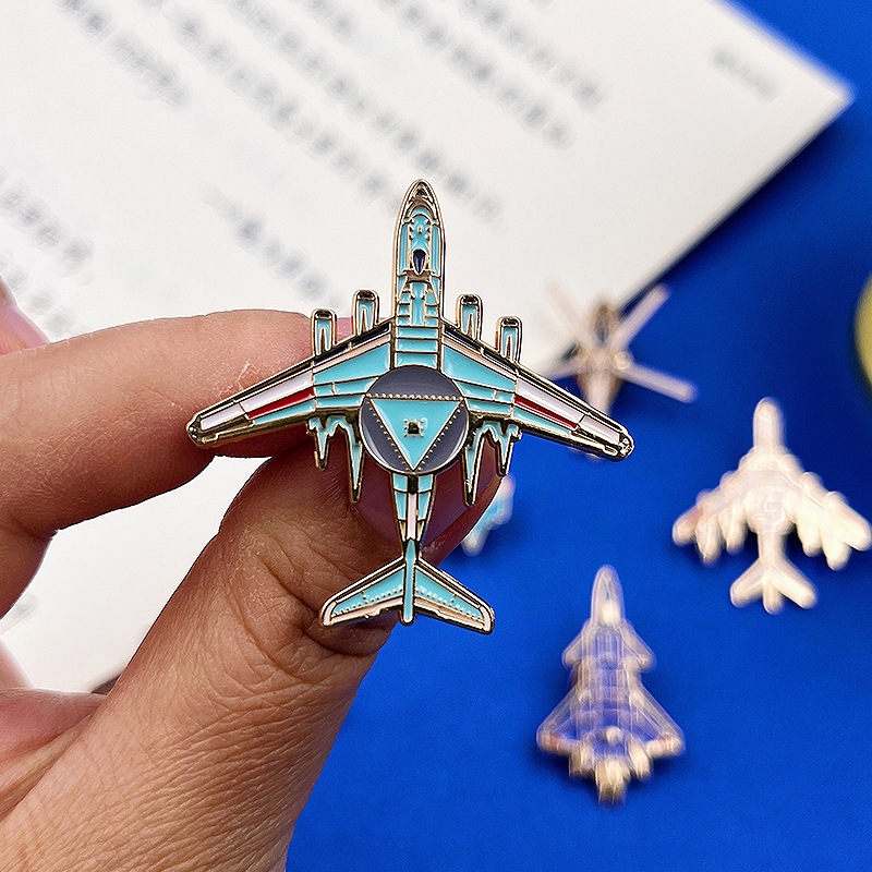 Brooch, aerospace airplane model, badge, souvenir, toys collecting 4