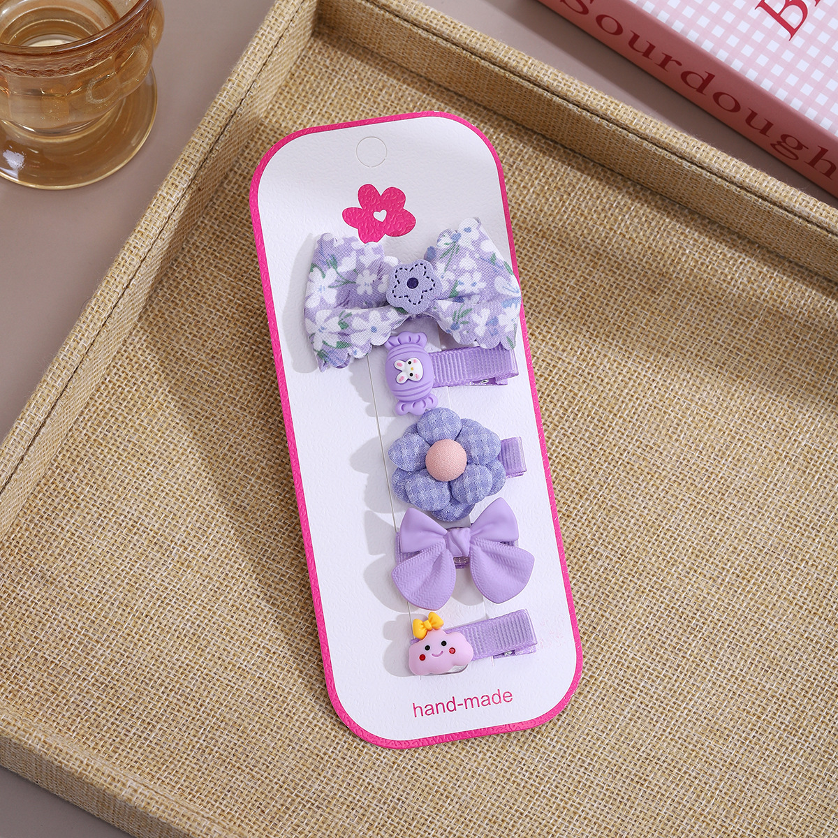 Niña envuelta en tela pequeña pinza para el cabello accesorios para el cabello niños lindo bebé súper lindo bebé bebé bebé pelaje de lanugo nuevo tocado de horquilla image 8