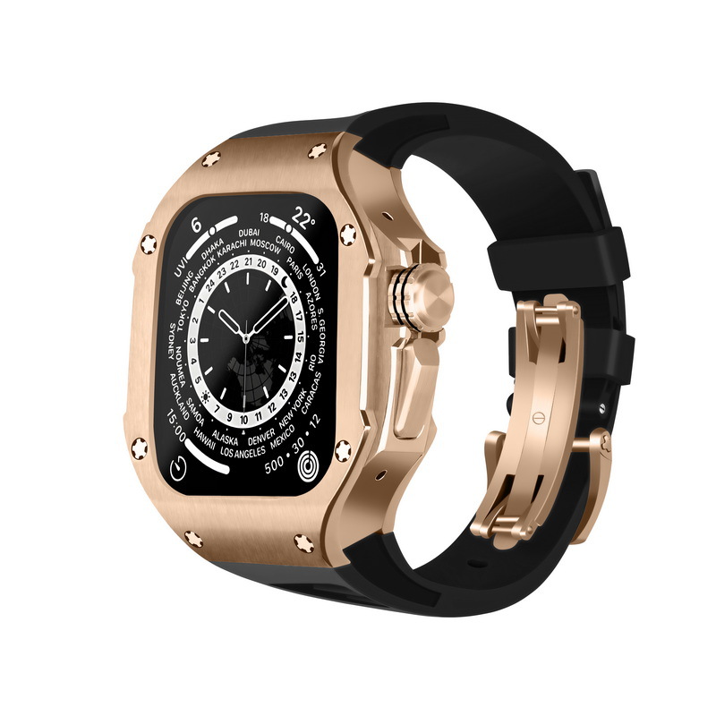 Para iwatch ultra49 reloj correa de Apple Correa protectora Shell 316L Acero inoxidable Richard cambiado al traje