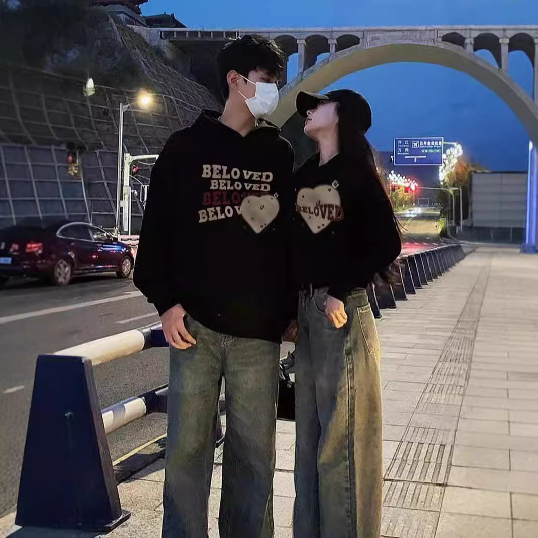 같은 특별한 연인 의류 조끼 봄과 가을 2024 새로운 겨울 의류 높은 감각 이른 가을 슈퍼 파이어 코트