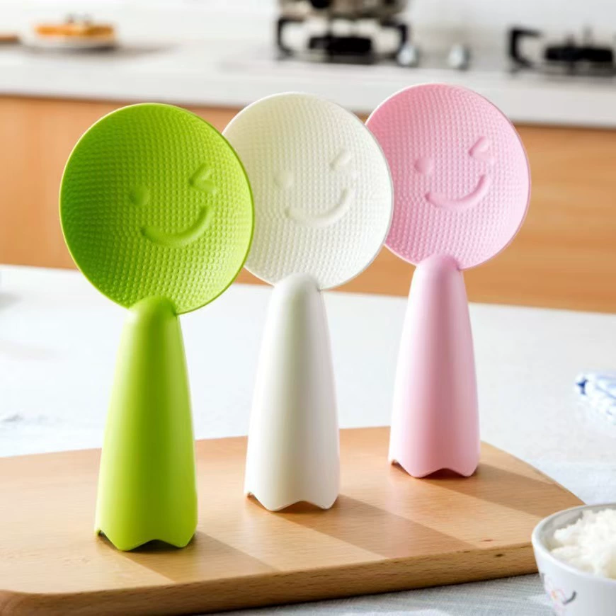 Творческий смайлик рисовая ложка для домашней кухни