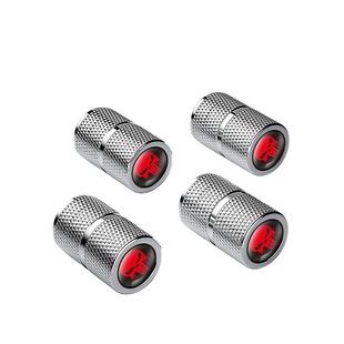 Car tire valve cap retro car Ghost Head white long teeth skull modified metal valve cap