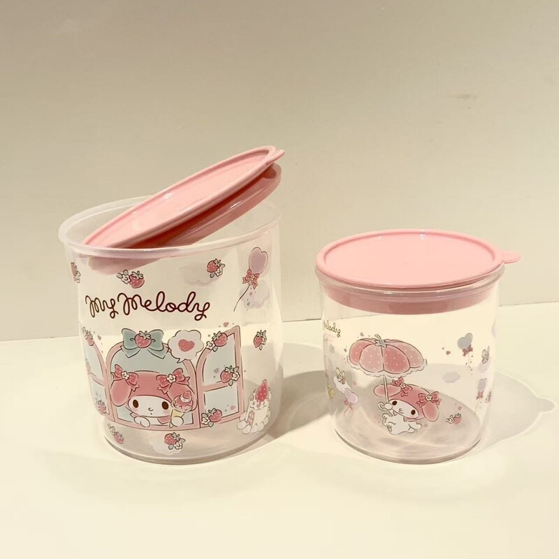 Meile Fresh-Keeping Box, Kuromi Milk Powder Canister, Tea and Baby Food Refrigerator Storage Box, Cinnamoroll Snacks, Cereal and Grain Canister Meile Fresh-Keeping Box, Kuromi Milk Powder Canister, Tea and Baby Food Refrigerator Storage Box, Cinnamoroll Snacks, Cereal and Grain Canister