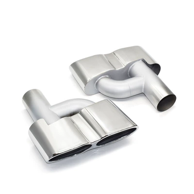 Suitable for Benz S-level W221S300350S500S600 exhaust pipe modification S65AMG four-outlet tail throat tail nozzle (Exhaust pipe) - direct-port