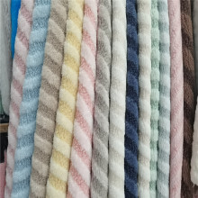 涤纶兔毛拼接条子泰迪绒兔毛绒小月亮绒家纺坐垫鞋帽服装面料