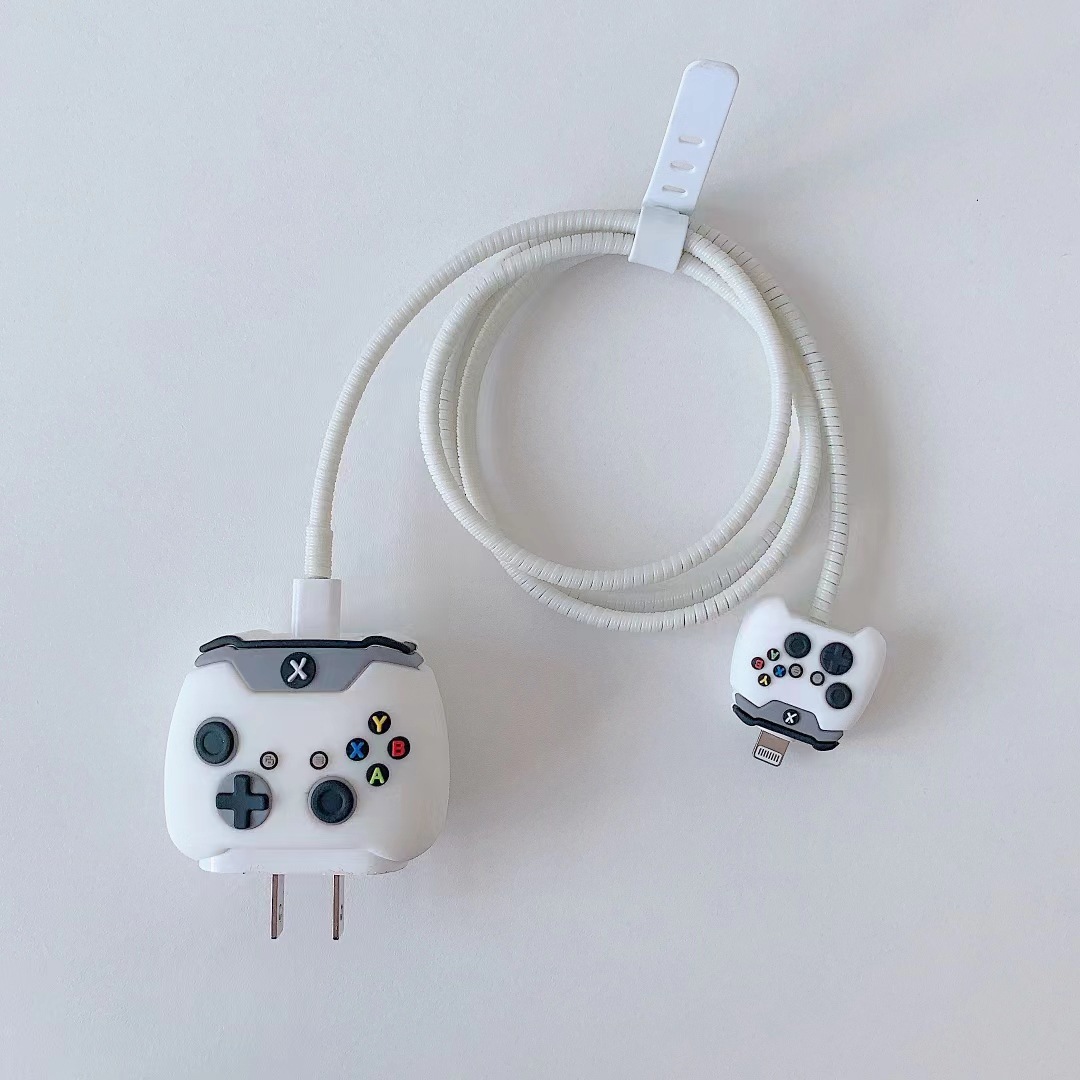 2023 nuevo cargador de dibujos animados cubierta protectora adecuada para Apple carga rápida cabeza 18/20W estándar europeo estándar americano aplicable