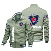 速卖通wish休闲宽松大码亚马逊男装潮流时尚欧美外贸跨境车标夹克