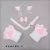 Headband cat claw set white