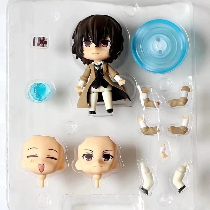 Q версия глины Мужчина, Man-Hao дикий пес 657# Dazai Osamu 676# Nakabara, подвижные куклы-украшения с изменением лица