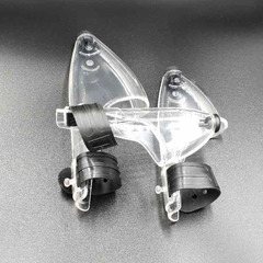 Sea rod rod cap for long-distance casting, fishing rod protective cap, white transparent surf rod long-range plastic sleeve, rod cap, fishing rod tip protector