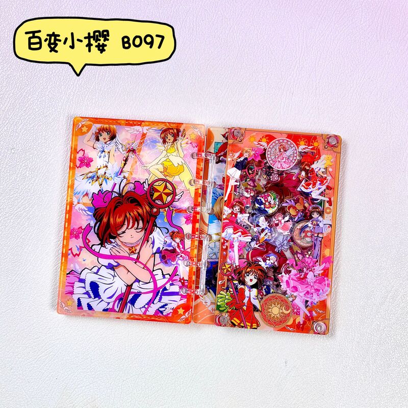 日本の漫画 A7 ルーズリーフノートブックかわいいガーリーハート高価値アニメ学生アクリル|undefined