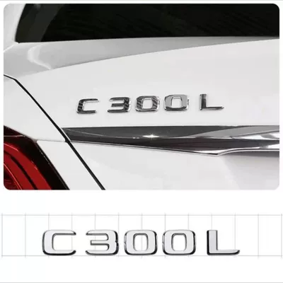 Car logo: rear badge modification - standard-c300l-original-car-model