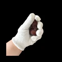 Белые короткошерстные перчатки, утолщенные бархатные перчатки, игровая сумка с оливковым диском из орехового алмаза, полировальные перчатки.