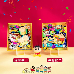 The Latest Popular Crayon Shin-Chan Postcard Birthday Holiday Blessing Message Card Photo Background Wall Decoration Card