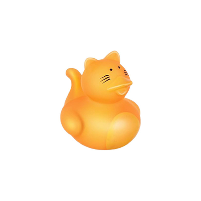 クリエイティブ子猫ビニールアヒル子供用フローティングおもちゃパーティーギフト子供用お風呂のおもちゃ水遊びミニアヒル|undefined