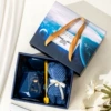 Diamond blue diamond, starry sky, towel, gift box