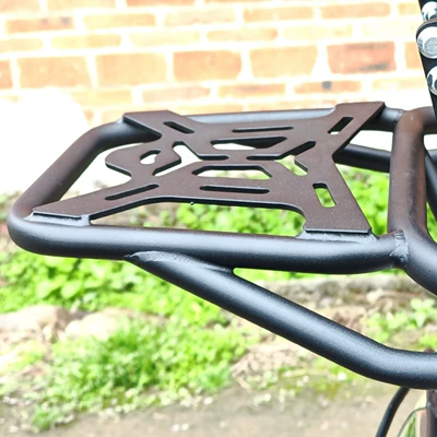 Motorcycle bumper, Front and Rear Guard Bumper - black-carbon-steel-rear-tailstock