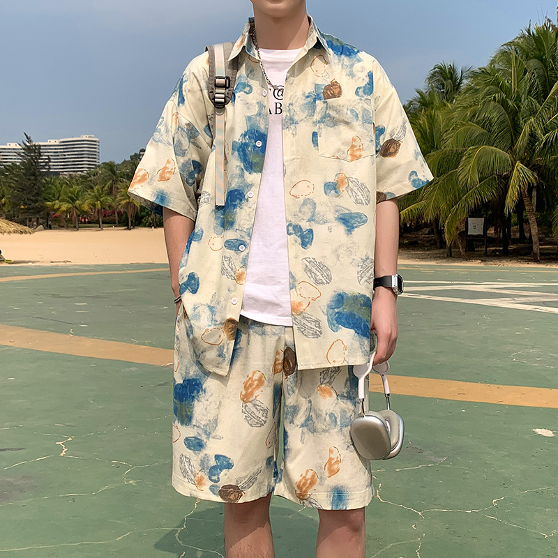 TZ527 비치 슈트 블루