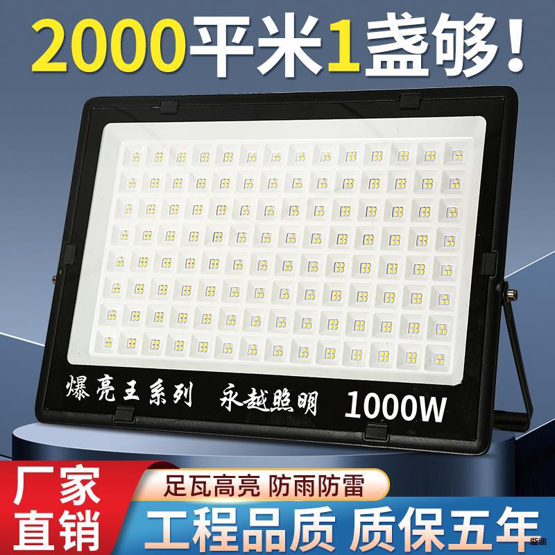 LED大功率投光灯户外防水广场射灯强光超亮球场探照灯工地泛光灯|ru