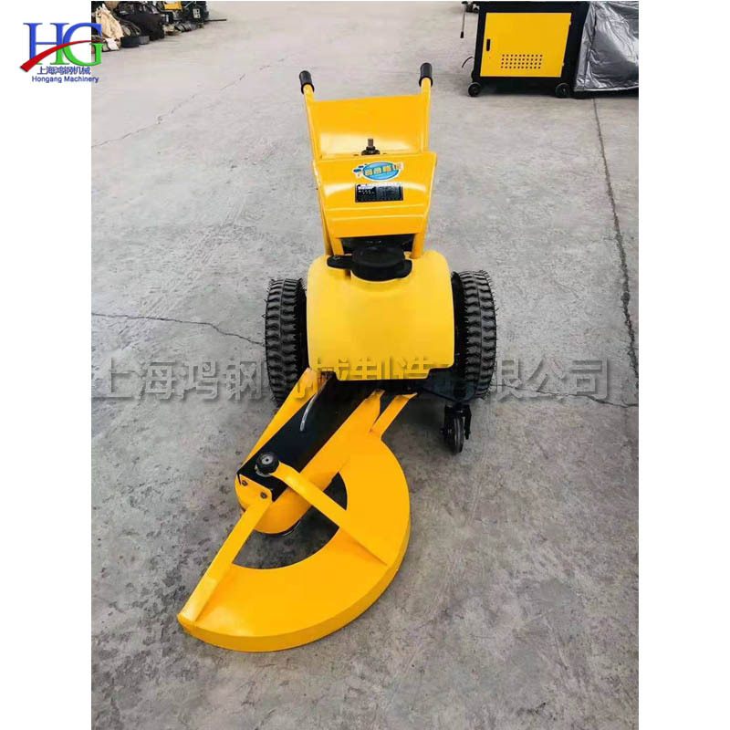 小型马路沿石切割机 河道公路护栏横切机 手扶式电动路缘石打磨机