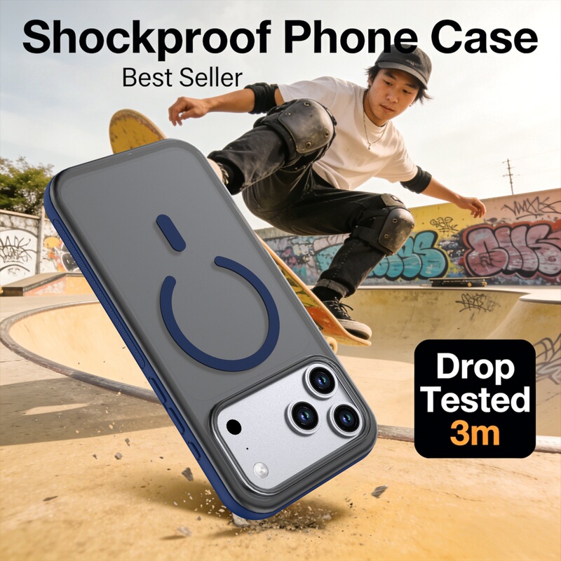 New e-commerce product: Ultra-ordinary dual-color skin-feel magnetic anti-drop phone case for iPhone 18 PRO MAX New e-commerce product: Ultra-ordinary dual-color skin-feel magnetic anti-drop phone case for iPhone 18 PRO MAX