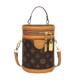Vintage Printed Bag Women's 2025 New High-end Texture Niche Bucket Bag Fashionable Shoulder Bag Crossbody Bag