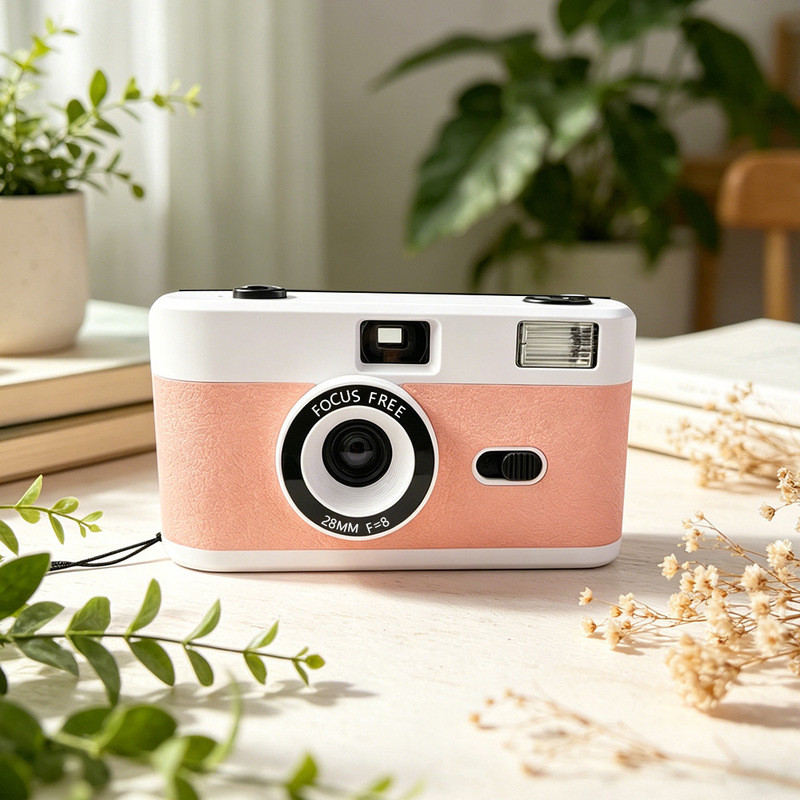 New 35MM disposable retro film camera with flash, can be used multiple times, can be customized as a gift for friends and relatives New 35MM disposable retro film camera with flash, can be used multiple times, can be customized as a gift for friends and relatives