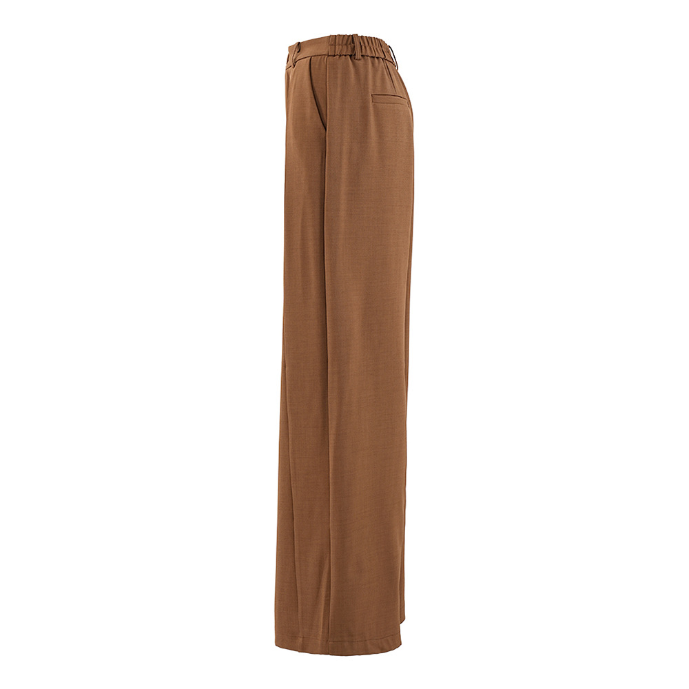 Elegant Women's Pant Set V-neck Single-breasted Suit Two-piece Set_voghion.com