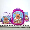 Rose Red Cake Kapibala Set of Three-piece