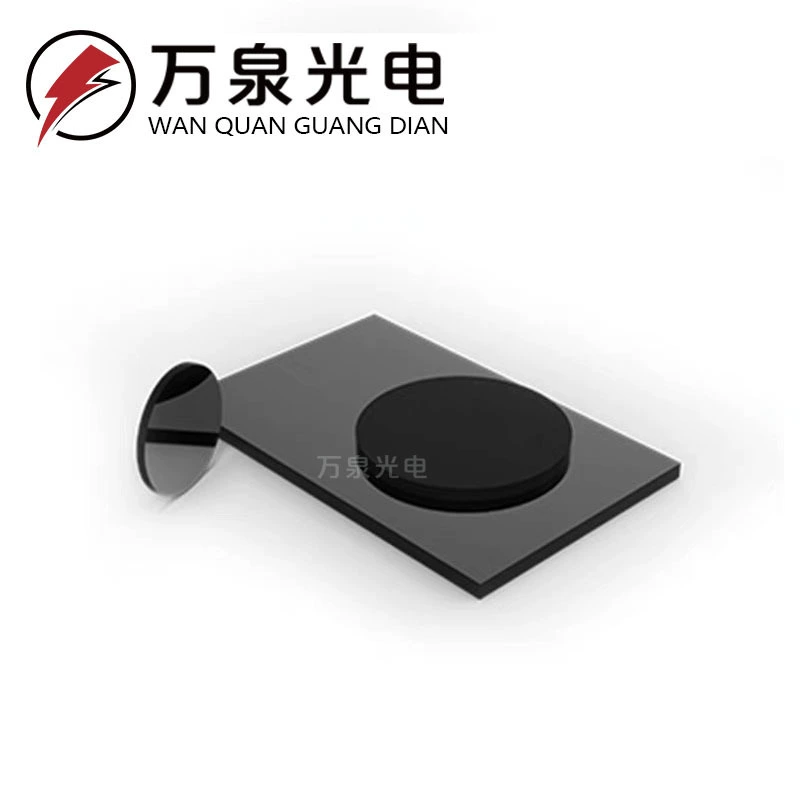 Ультрафиолетовый фильтр ультрафиолетовое черное стекло около 320 нм поглощает небольшое количество на складе через ультрафиолетовый и видимый свет