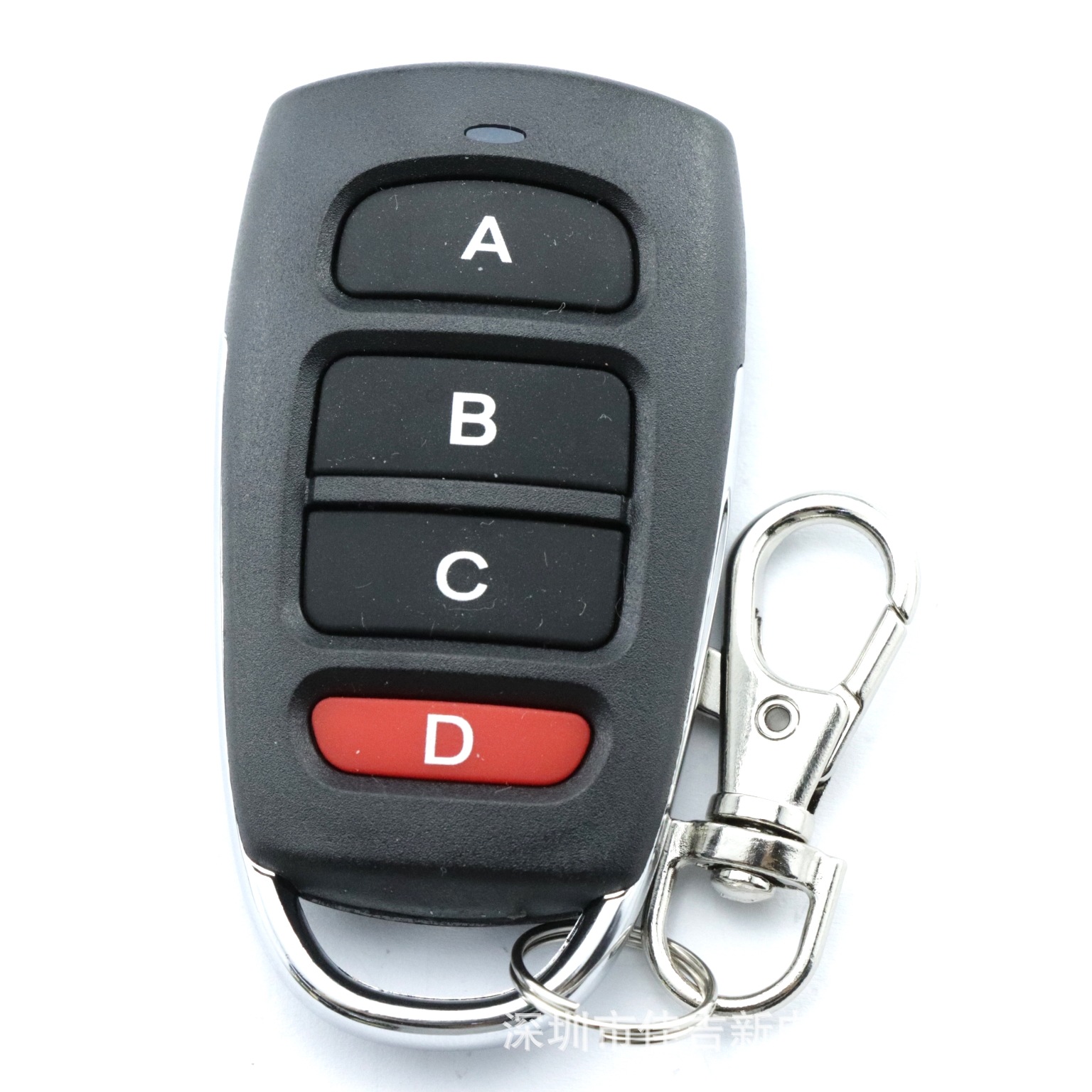 金属学习码四键遥控器 EV1527编码学习型遥控器 无线智能遥控器