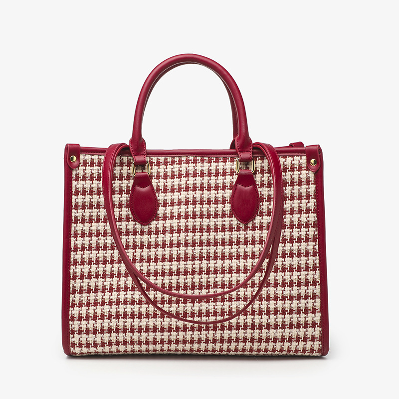 Large Women's Tote Bag For Work, Versatile Shoulder Briefcase_voghion.com