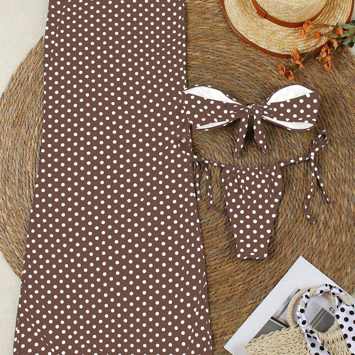 European And American Style Three Piece Swimsuit Set for Women Fashionable And Stylish Swimwear_ecoleips.com