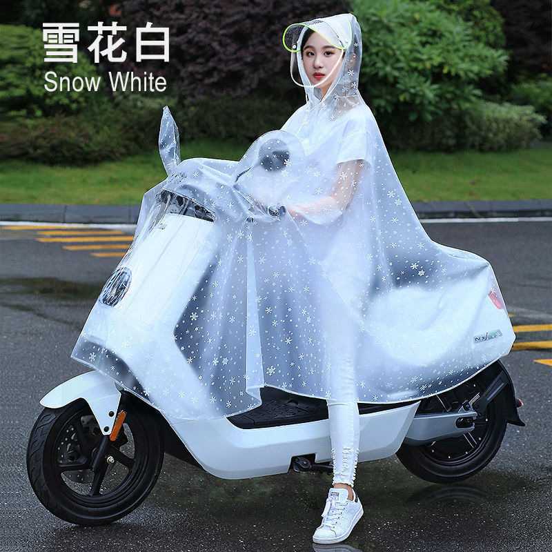 Electric car raincoat single motorcycle poncho increased thick men's rainstorm full body ladies raincoat factory wholesale