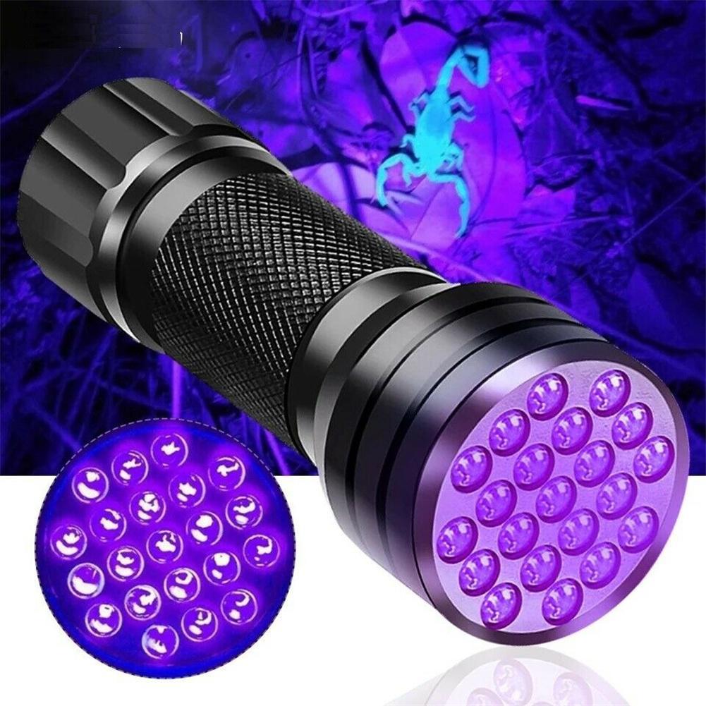 INF UV-ficklampa med 51 LED-pärlor 395 nm vattentätt - Elgiganten