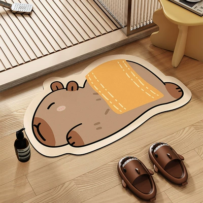 Non-slip Foot Mat Carpet – Avtomobil döşəmə paspasları - dy-kappi-barra-is-lying-down-4060cm-diatom-mud
