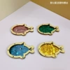 Golden Sequin Fish Touchpad Single Color Random
