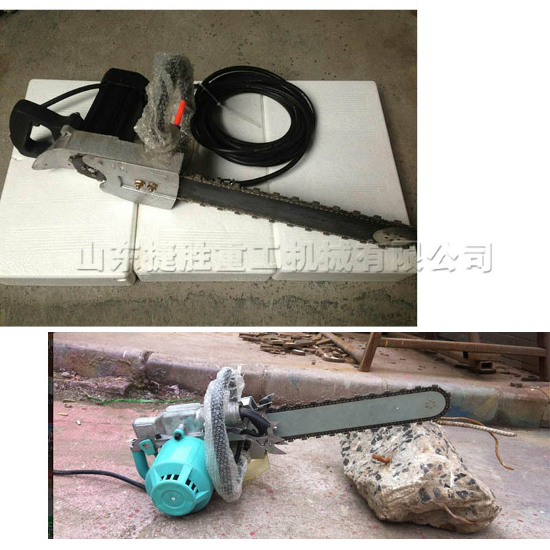 ingeniería de construcción máquina de corte de concreto equipo de corte de sección de piedra caliza máquina de corte de cadena de diamante neumática