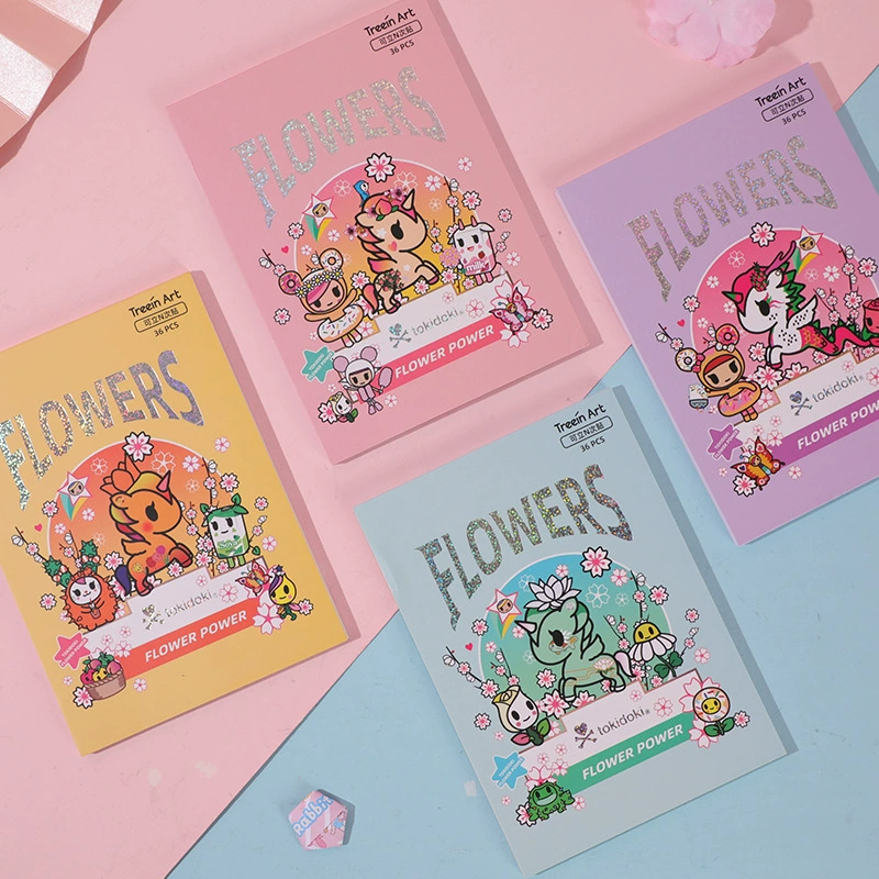 Qingyifang Tokidoki Flower World можно подписать милый мультфильм мини, и подписать портативную карманную книгу
